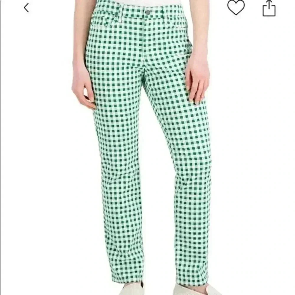 COPY - Charter Club- NWT green‎ gingham charter club pants
